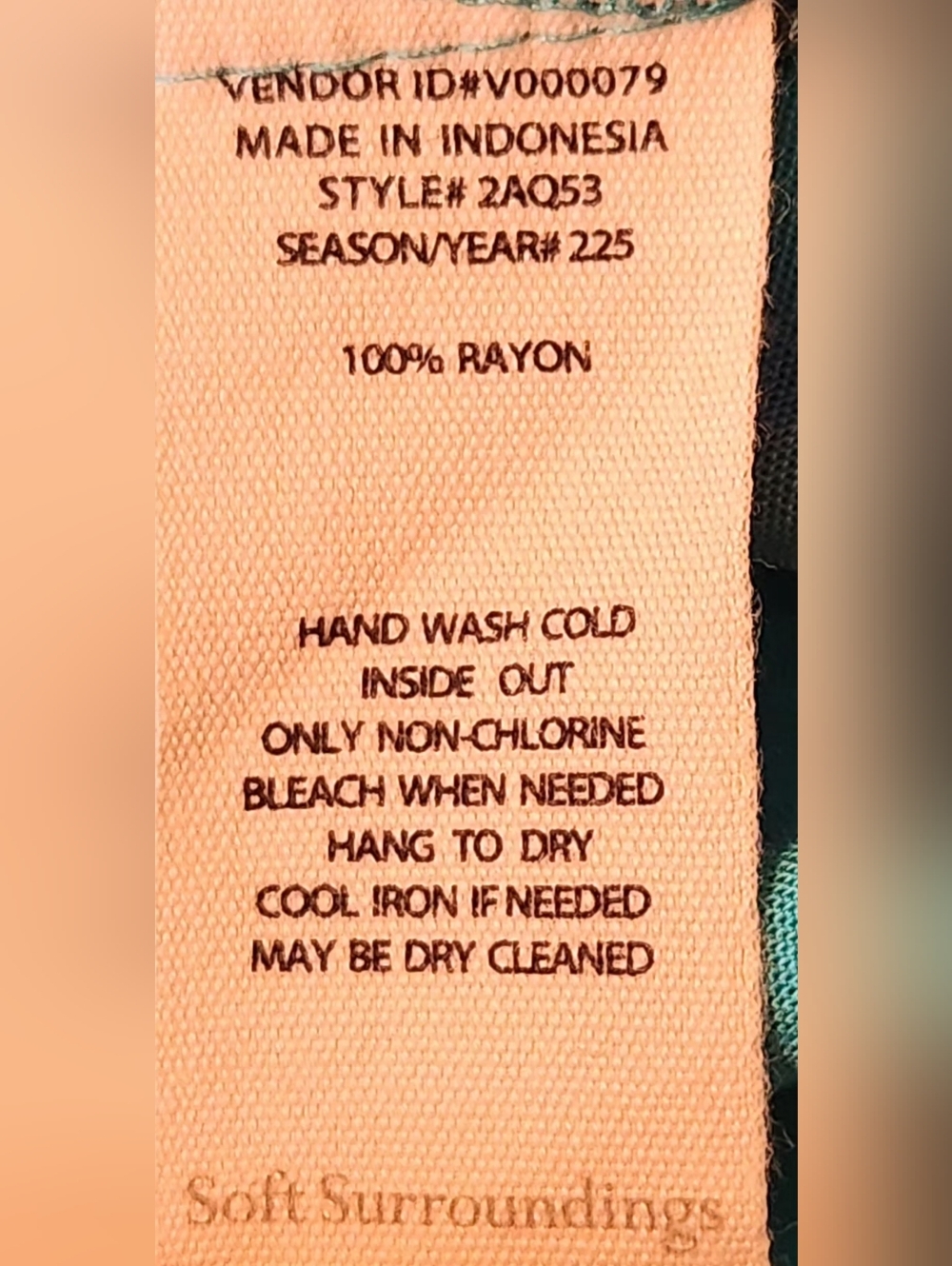 Soft Surroundings Turquoise and Navy Tie-Dye Midi/maxiDress Size 1x - Picture 6 of 7